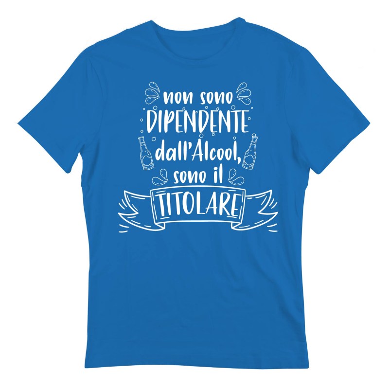 non sono dipendente dallalcool_T-Shirt_T-Shirt